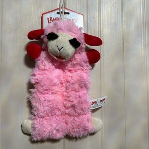 LambChop Plush Dog Toy, Lambchop,8” And With 6 Squeaker.